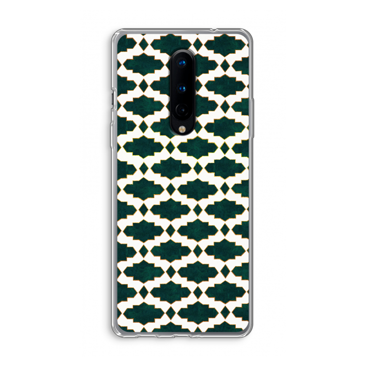 Moroccan tiles: OnePlus 8 Transparant Hoesje