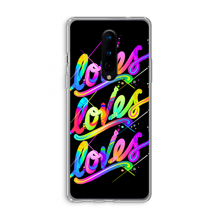 Loves: OnePlus 8 Transparant Hoesje
