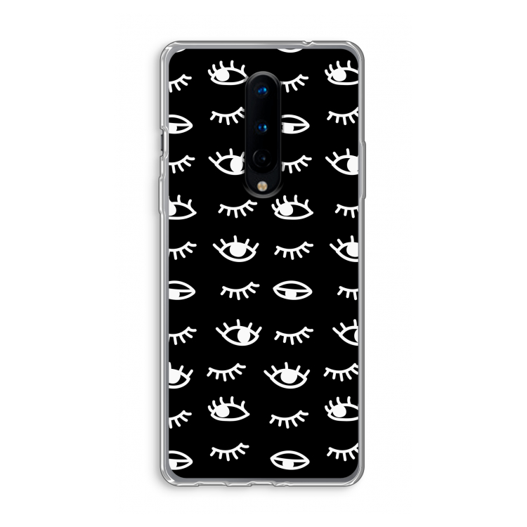 Eye pattern #3: OnePlus 8 Transparant Hoesje