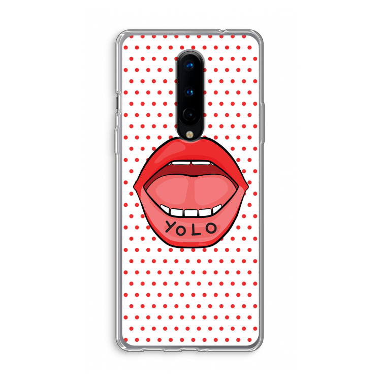 Yolo Denise: OnePlus 8 Transparant Hoesje