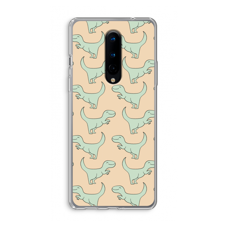 Dinos: OnePlus 8 Transparant Hoesje