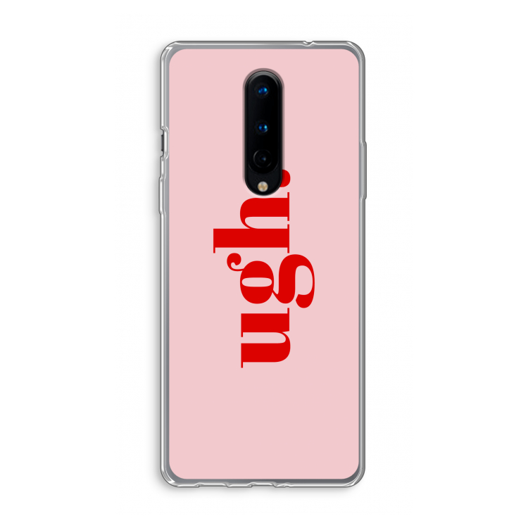 Ugh: OnePlus 8 Transparant Hoesje
