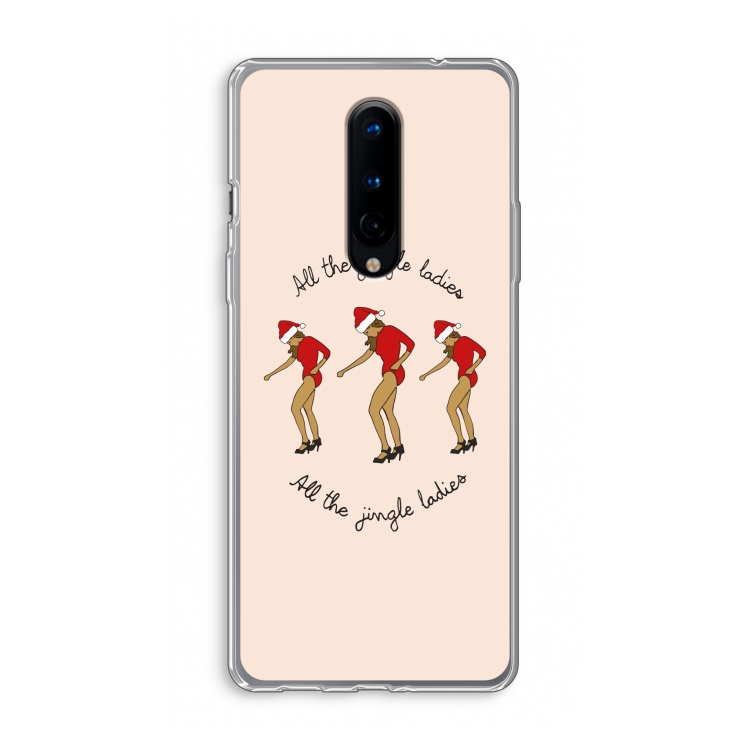 Jingle Ladies: OnePlus 8 Transparant Hoesje