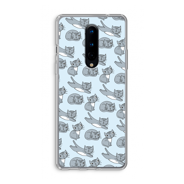 Poezen: OnePlus 8 Transparant Hoesje