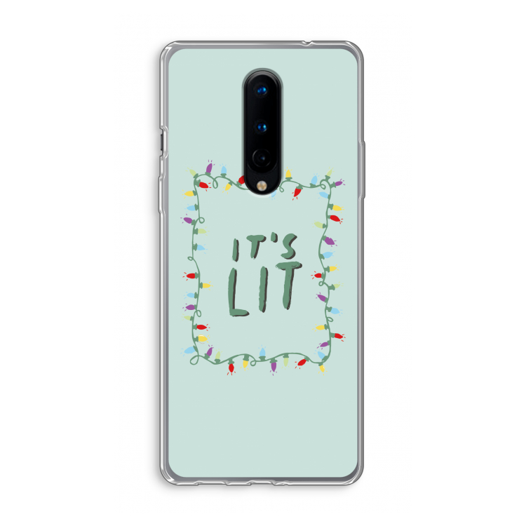 It's Lit: OnePlus 8 Transparant Hoesje