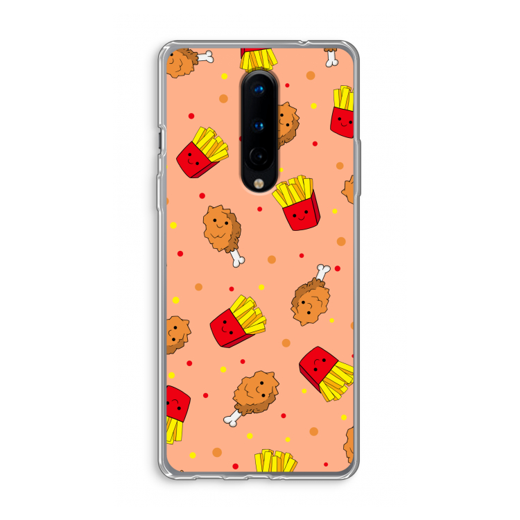 Chicken 'n Fries: OnePlus 8 Transparant Hoesje