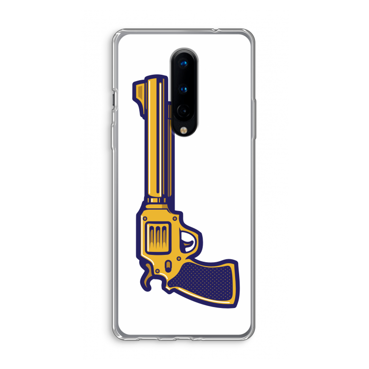 Pew Pew Pew: OnePlus 8 Transparant Hoesje