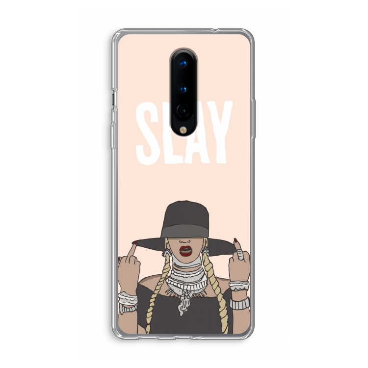 Slay All Day: OnePlus 8 Transparant Hoesje