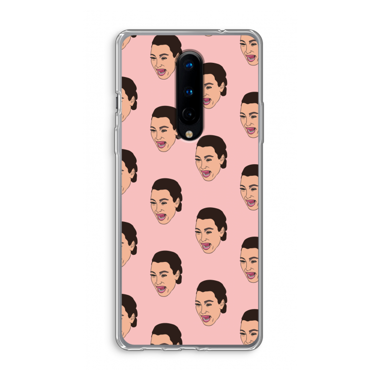 Ugly Cry Call: OnePlus 8 Transparant Hoesje