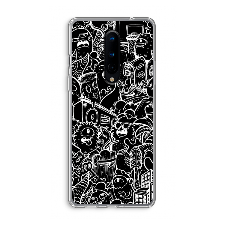 Vexx Black City : OnePlus 8 Transparant Hoesje