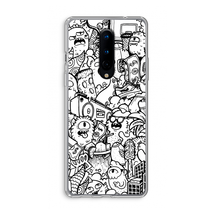 Vexx City #2: OnePlus 8 Transparant Hoesje