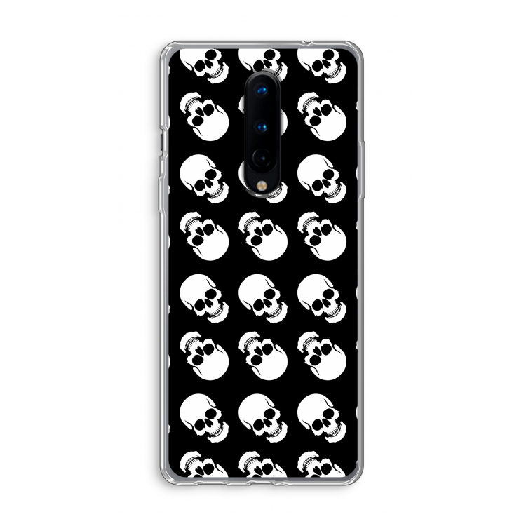 Musketon Skulls: OnePlus 8 Transparant Hoesje