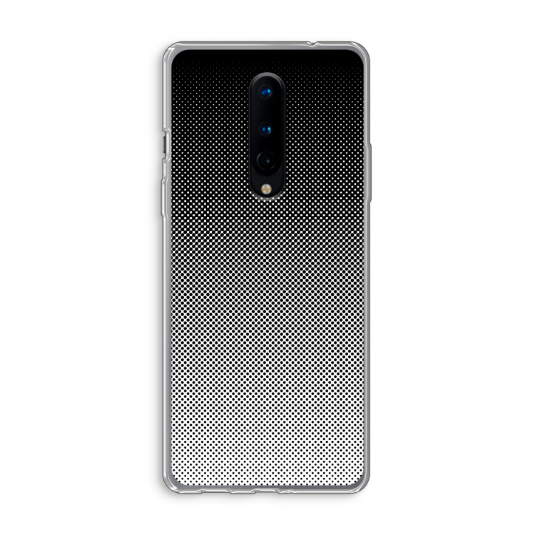 Musketon Halftone: OnePlus 8 Transparant Hoesje