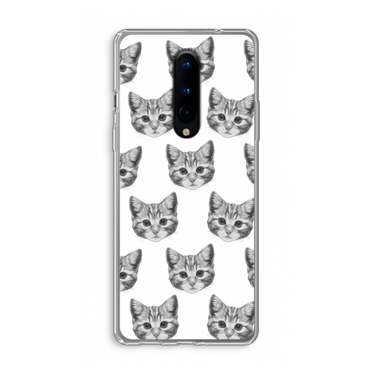 Kitten: OnePlus 8 Transparant Hoesje