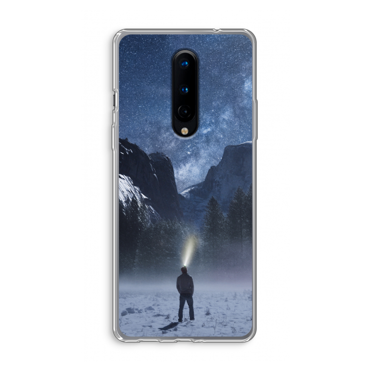 Wanderlust: OnePlus 8 Transparant Hoesje