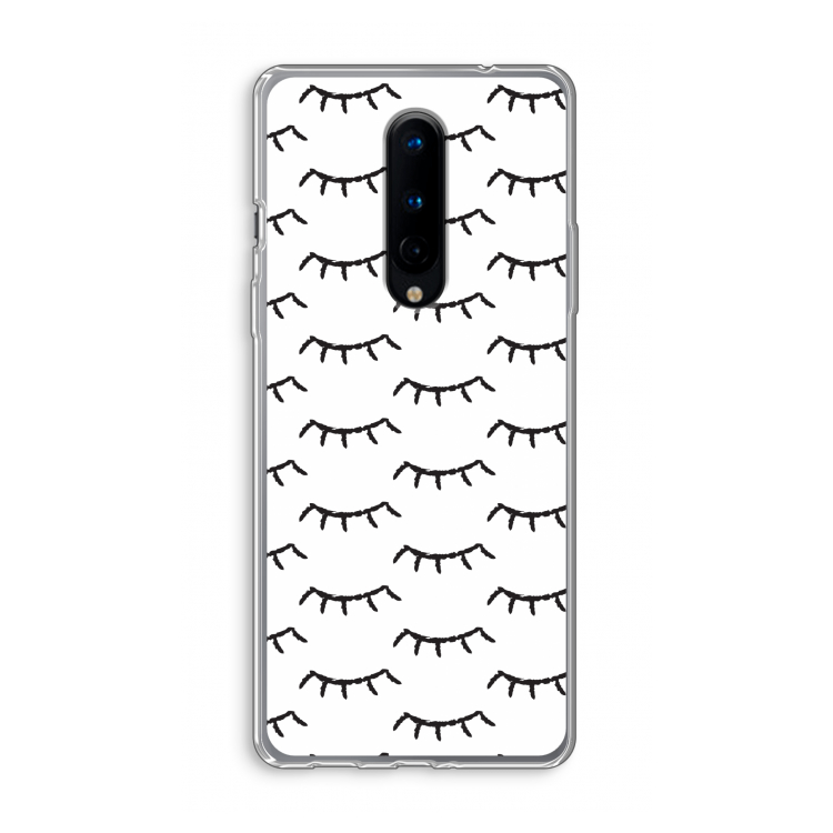 Wimpers: OnePlus 8 Transparant Hoesje