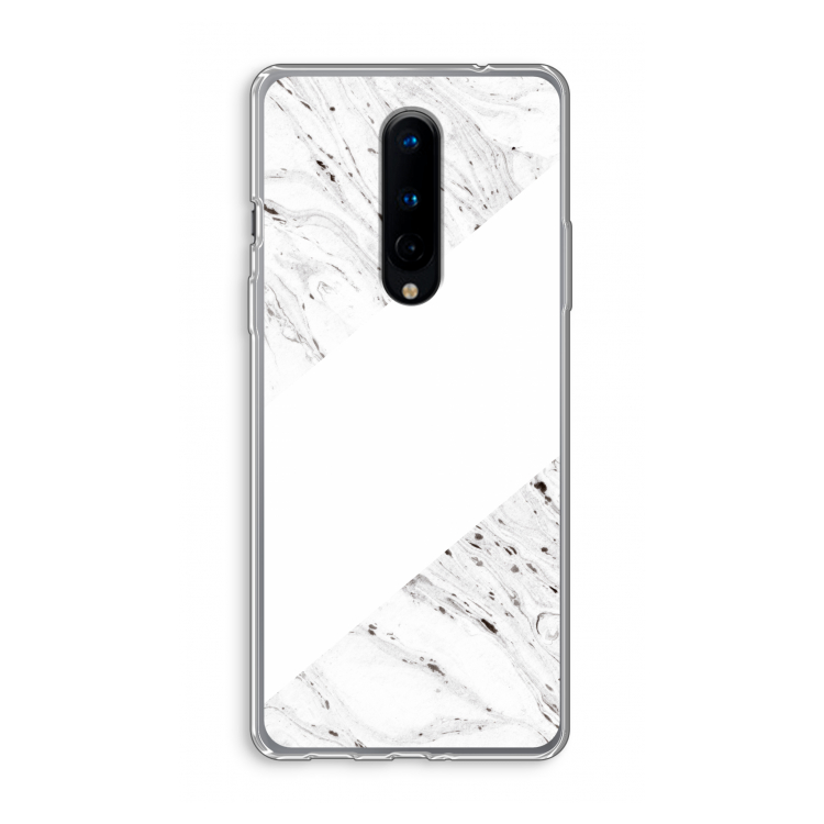 Biggest stripe: OnePlus 8 Transparant Hoesje