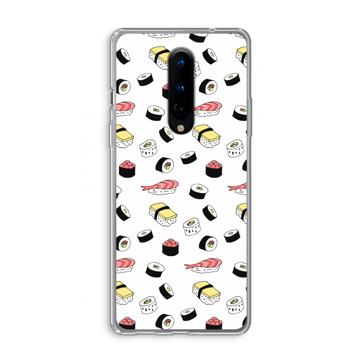 Sushi time: OnePlus 8 Transparant Hoesje