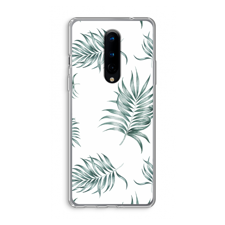 Simple leaves: OnePlus 8 Transparant Hoesje