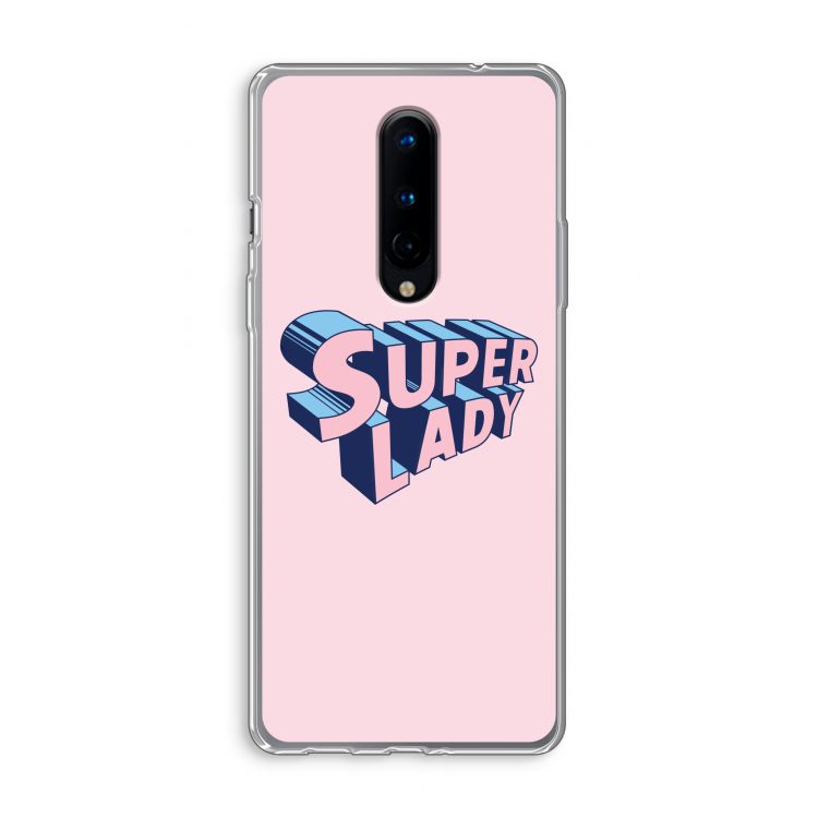 Superlady: OnePlus 8 Transparant Hoesje