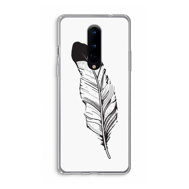 Pluim: OnePlus 8 Transparant Hoesje