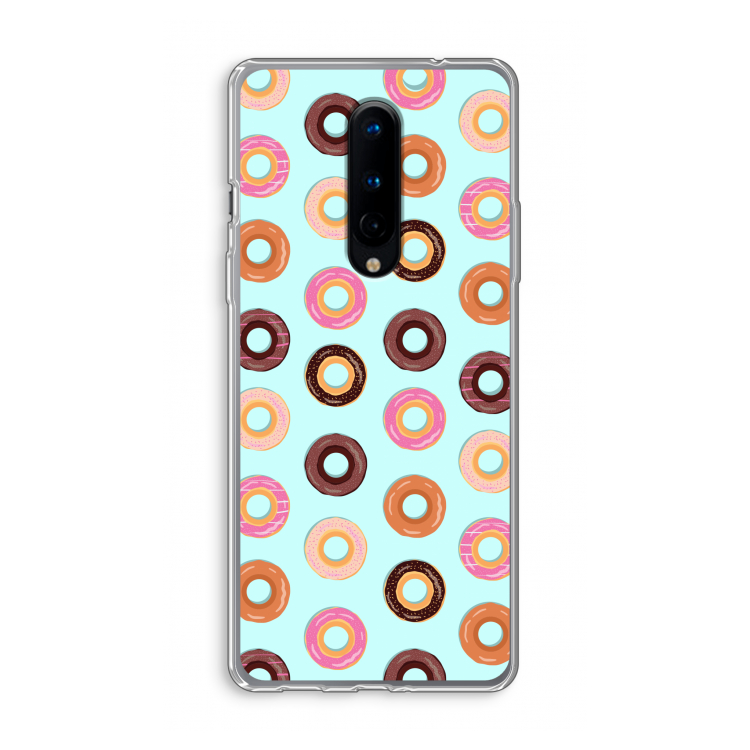 Donuts: OnePlus 8 Transparant Hoesje