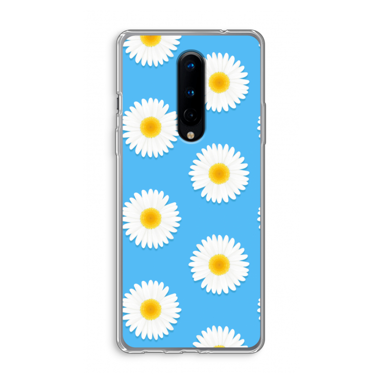 Margrietjes: OnePlus 8 Transparant Hoesje