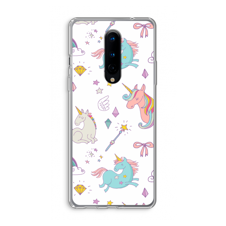 Fantasiewereld: OnePlus 8 Transparant Hoesje