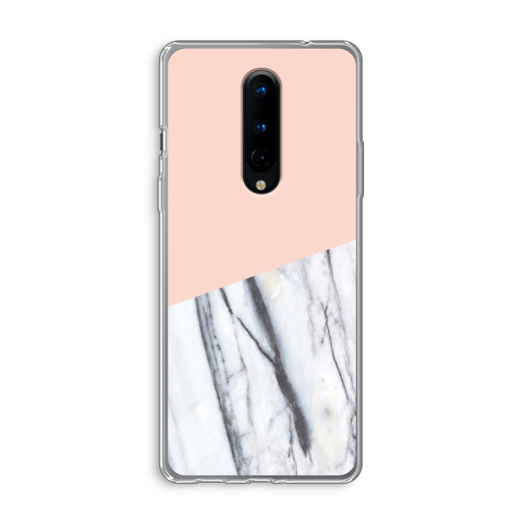 A touch of peach: OnePlus 8 Transparant Hoesje