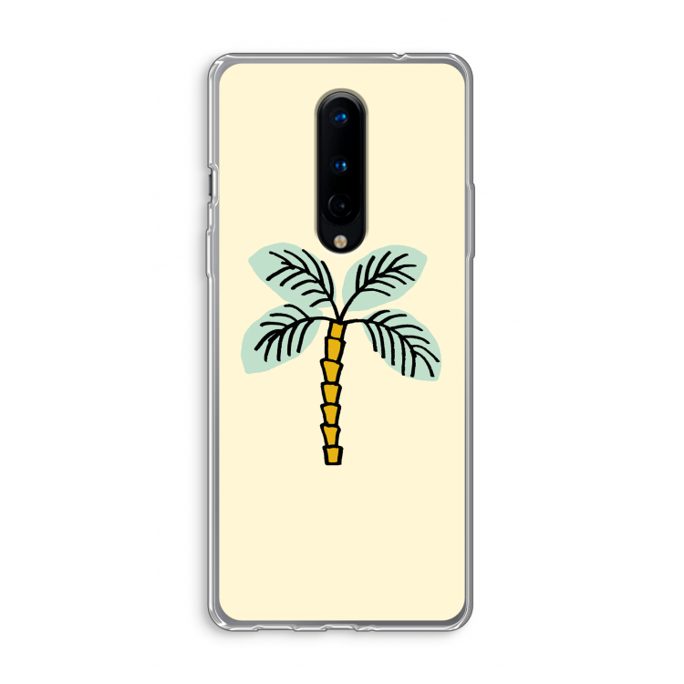 Palmboom: OnePlus 8 Transparant Hoesje