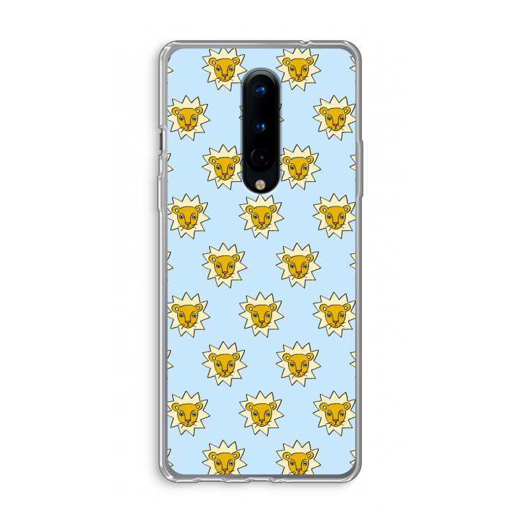 Leeuwenkoppen: OnePlus 8 Transparant Hoesje