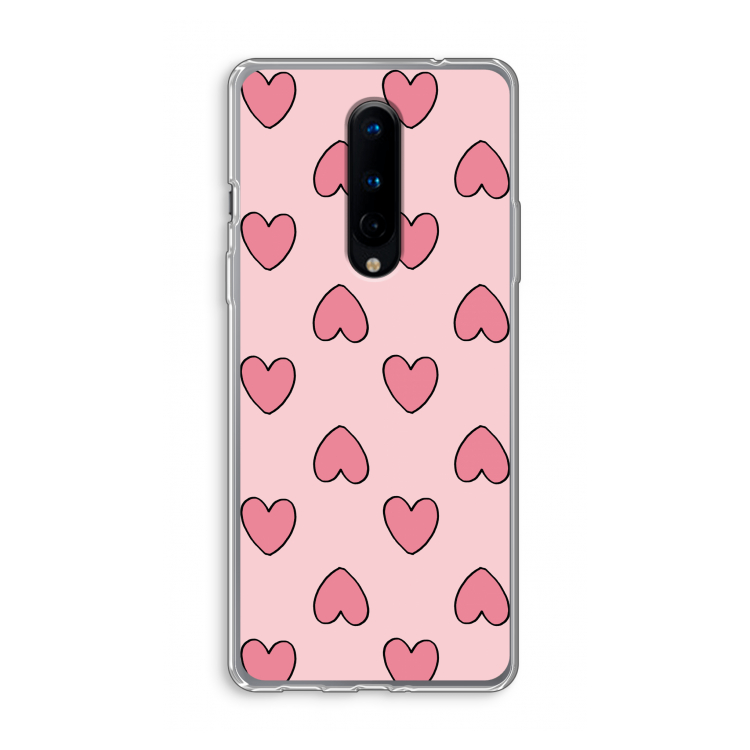 Ondersteboven verliefd: OnePlus 8 Transparant Hoesje