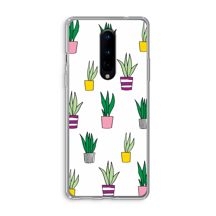 Sanseveria: OnePlus 8 Transparant Hoesje