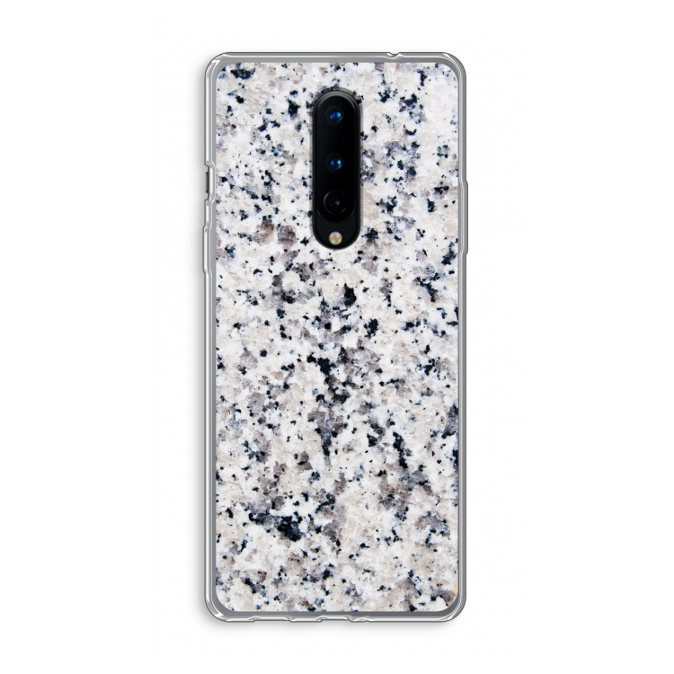 Gespikkelde marmer: OnePlus 8 Transparant Hoesje