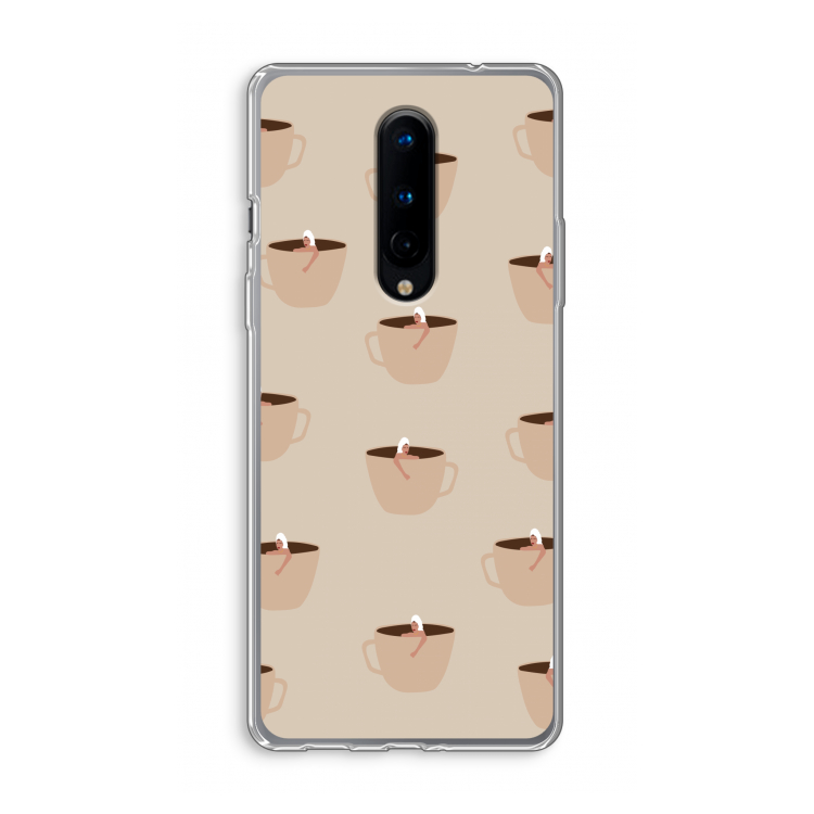 Morning coffee: OnePlus 8 Transparant Hoesje