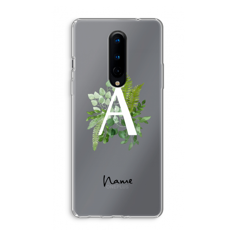 Green Brush: OnePlus 8 Transparant Hoesje