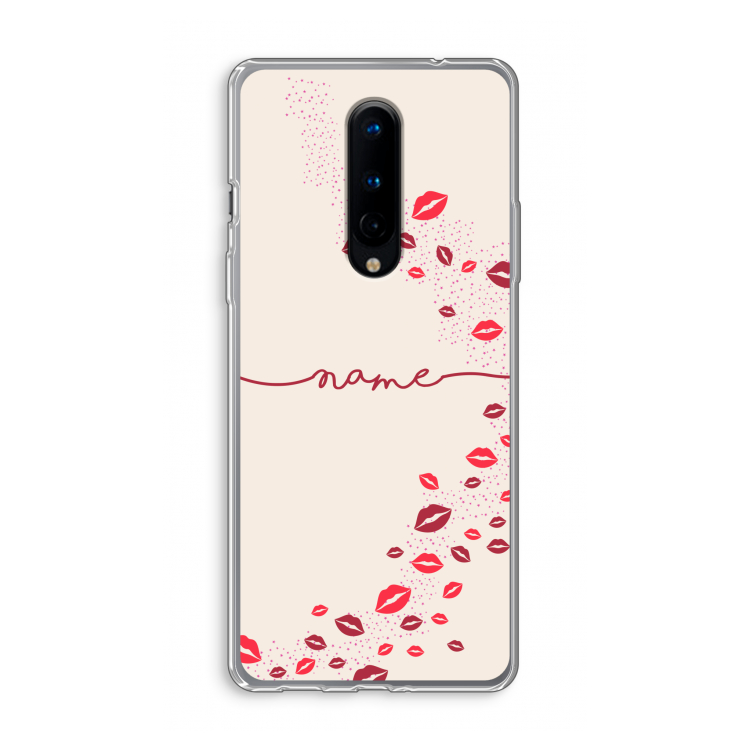 Kusjes: OnePlus 8 Transparant Hoesje