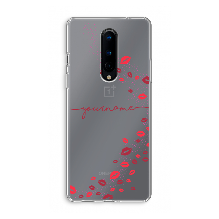 Kusjes: OnePlus 8 Transparant Hoesje