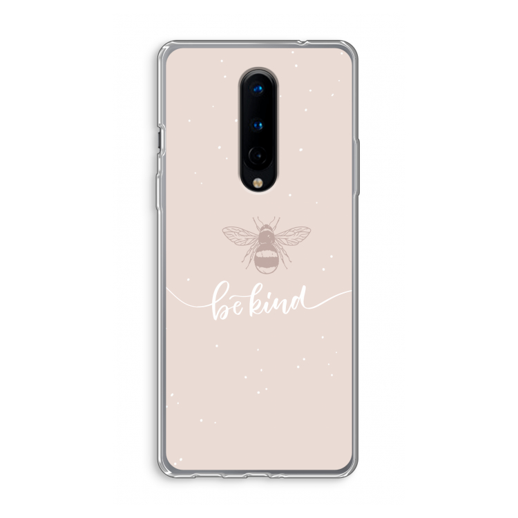 Be(e) kind: OnePlus 8 Transparant Hoesje