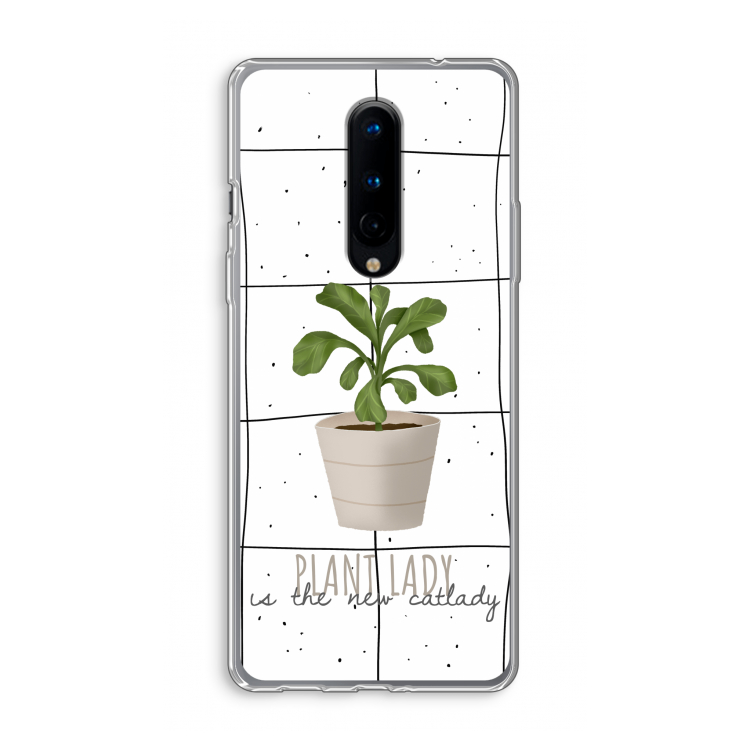 Kamerplant op vensterruit: OnePlus 8 Transparant Hoesje