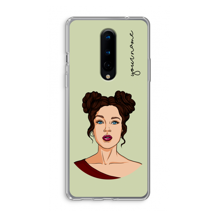Pop-Art Creator: OnePlus 8 Transparant Hoesje