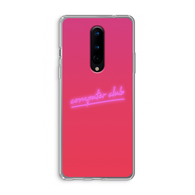 Vice Glow: OnePlus 8 Transparant Hoesje
