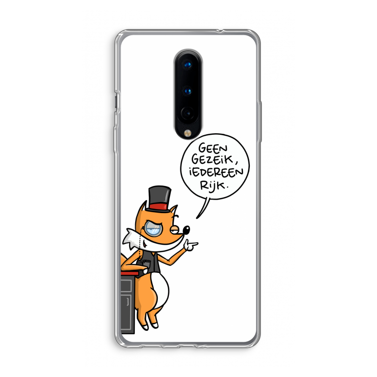 Geen Gezeik: OnePlus 8 Transparant Hoesje