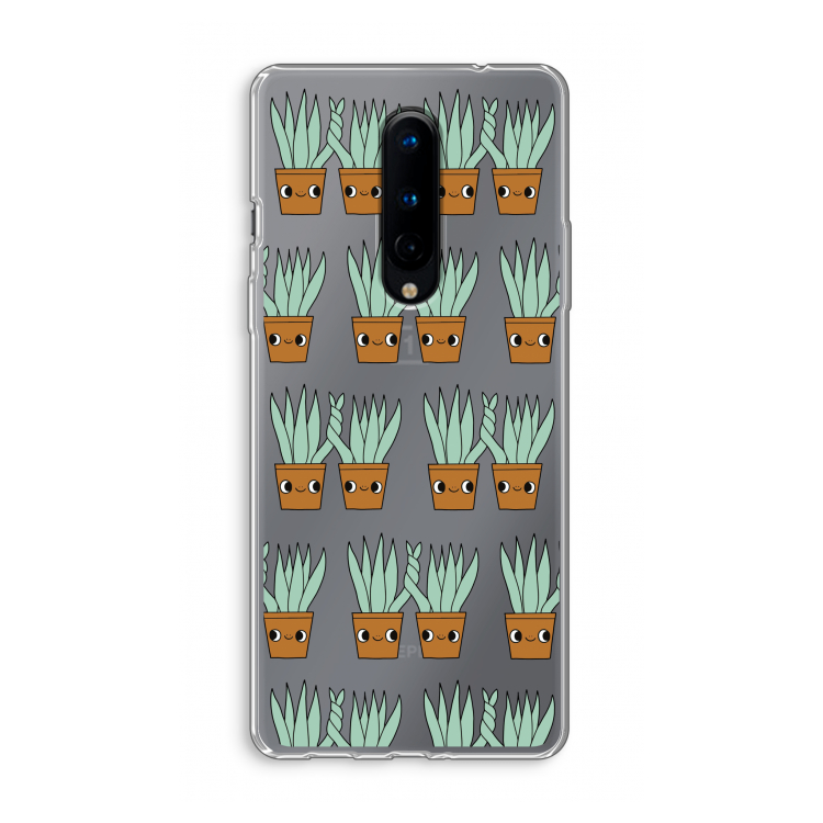 Sansevieria: OnePlus 8 Transparant Hoesje