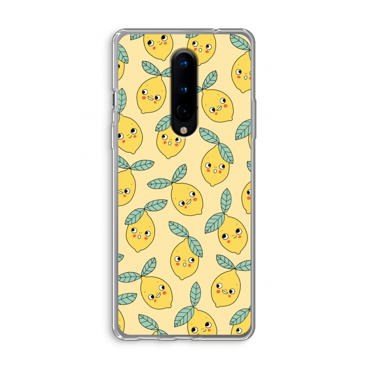 Citroenen: OnePlus 8 Transparant Hoesje