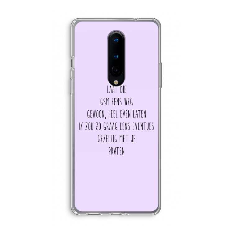 GSM: OnePlus 8 Transparant Hoesje