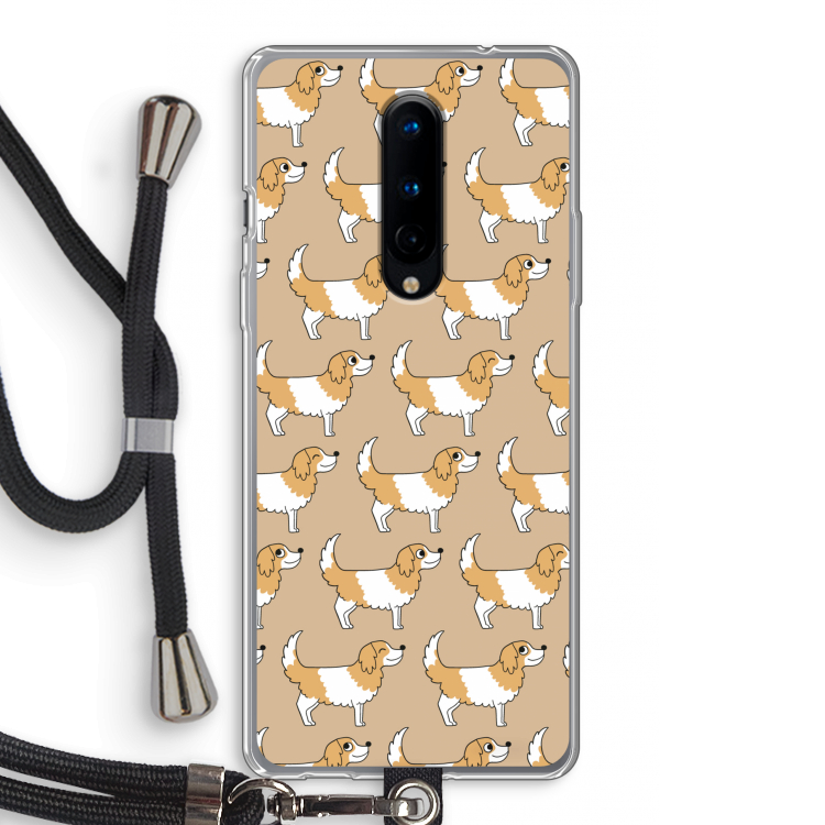 Doggy: OnePlus 8 Transparant Hoesje met koord