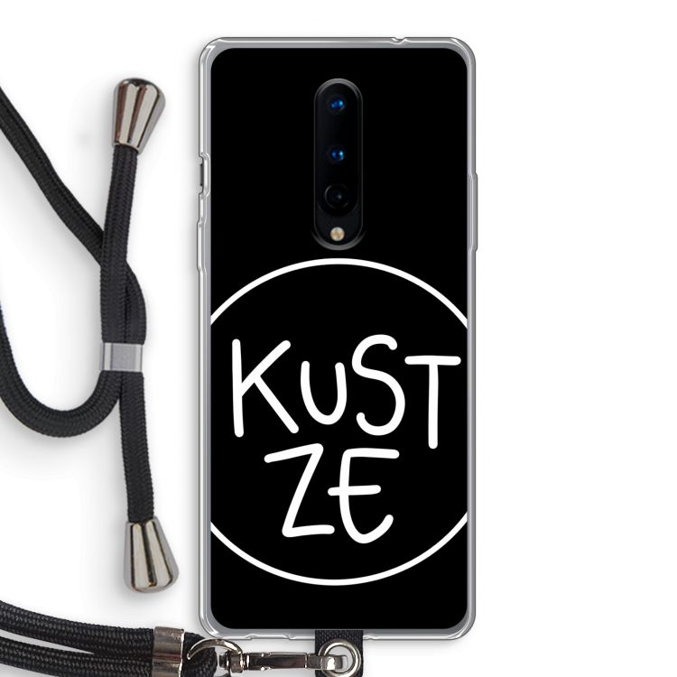 KUST ZE: OnePlus 8 Transparant Hoesje met koord