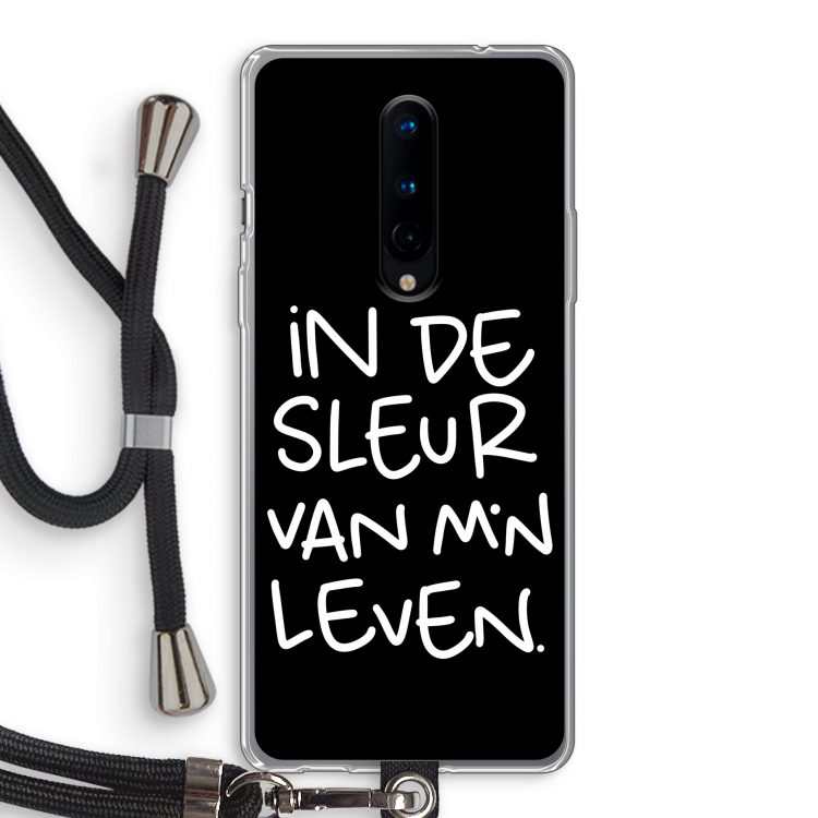 De Sleur: OnePlus 8 Transparant Hoesje met koord