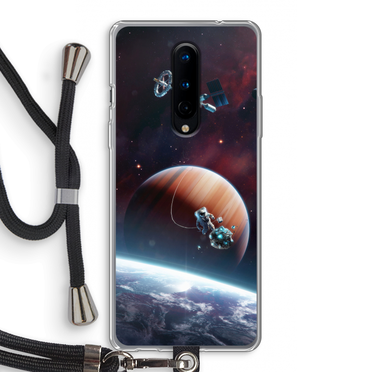Examiner: OnePlus 8 Transparant Hoesje met koord